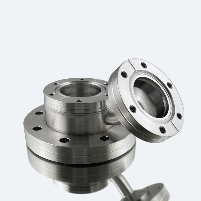 Differential pumping flange