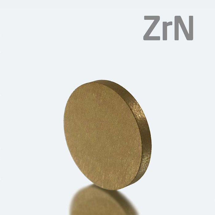Cible de pulvérisation de Nitrure de Zirconium.